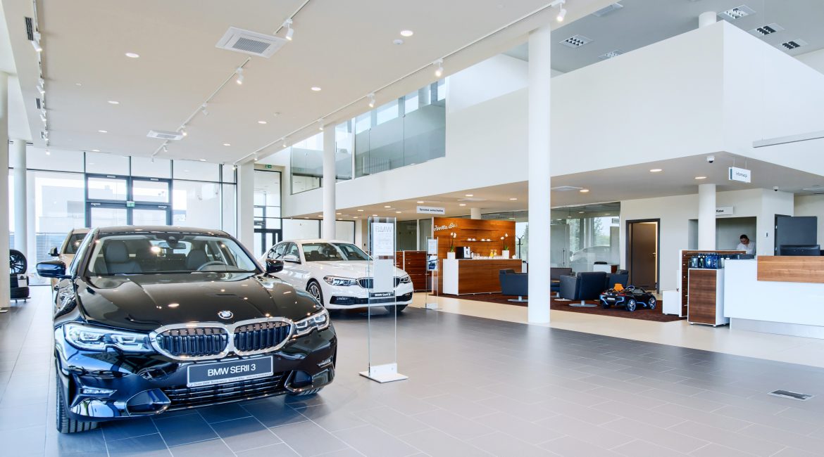 BMW showroom